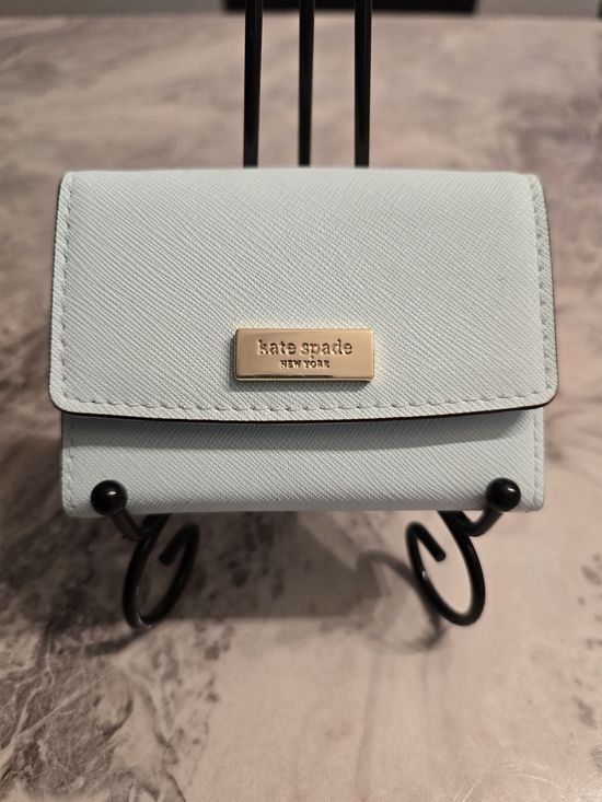 kate spade Handbags - Kate Spade New York Light Blue Saffiano Leather Wallet